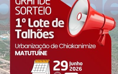 Sorteio dos talhões em Chiakanimize, Matutuíne